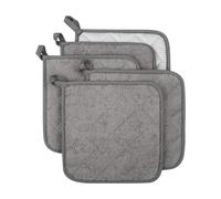 Bosiyrggrl 100% Cotton Kitchen Everyday Basic Terry Pot Holder Heat Coaster Potholder for Cooking and Baking Set of 5 A