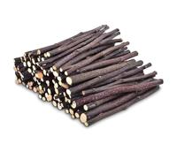 Bosiyrggrl 100pcs Hamster Rabbits Teeth Grinding Tree Stick Minerals Molar Stone Toys for Chinchillas Hamster Pet Spare Part