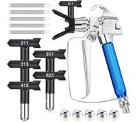 Bosiyrggrl 12 PCS Airless Paint Sprayer with Nozzle Airless Paint Filter, Suitable for Airless Paint Sprayer Paint Accessories