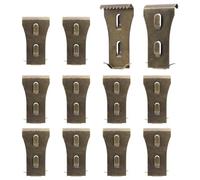 Bosiyrggrl 12Pcs Brick Clips Brick Hook Clips Brick Clips for Hanging Outdoors Brick Clips or Brick Hangers for Outdoor Hanging Wreaths