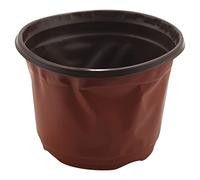 Bosiyrggrl 150Pcs 4.72 Inch Plastic Flower Seedlings Nursery Supplies Planter Pot/Pots Containers Seed Starting Pots Planting Pots