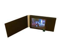 Bosiyrggrl 2.4" LCD MP4 Video Player in Paper Greeting Card 128MB Memory Invitation LCD Music Greeting