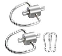 Bosiyrggrl 2-Pack HVAC Multi-Key Tool for HVAC 410A and R22 Refrigerant, for HVAC Installation and Removal, Refrigerator Lock Key