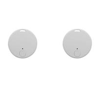 Bosiyrggrl 2 Pack Mini GPS Tracker Bluetooth 5.0 Anti-Lost Device Mobile Bluetooth Wireless Smart Locator Pet Key Wallet Tracker A