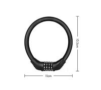 Bosiyrggrl 2 Pieces Bicycle Anti-Theft Padlock Child Freezer Padlock for French Door Freezer Cabinet