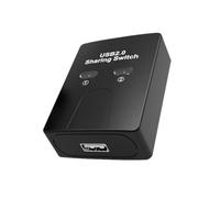 Bosiyrggrl 2 Ports USB2.0 Hub USB Switch Printer Sharer Two Computers Share A Usb Device 2 in 1 Out USB Splitter Share U Disk