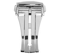 Bosiyrggrl 20mm Stainless Steel Deployant Watch Strap Folding Buckle Clasp for, Smooth #20Mm