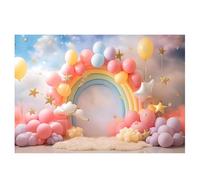 Bosiyrggrl 210X150cm European American Valentine'S Day Party Backdrops Balloon Roses Pink Heart Banner Photography Backdrops, E