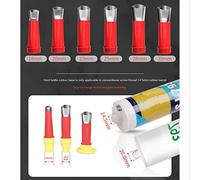 Bosiyrggrl 24Pc Stainless Steel Caulk Nozzle Applicator Caulking Finisher Glue Silicone Sealant Finishing Tool for Kitchen Bathroom