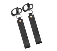 Bosiyrggrl 2Pcs Mask Quick Release Shackle with Leather Handle for Firefighter,Marine Grade 316 Stainless Steel Shackle for Rigging