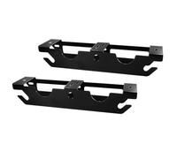 Bosiyrggrl 2Pcs Metal Angle Grinder Holder Rack, 4 Bay Power Angle Grinder Stands with Wire Holder, Wall Mount Power Tool Organizer