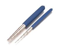 Bosiyrggrl 2Pcs/Set Iron Wire Winding Rods Blue with 10 Size Loop for DIY Jewelry Making Jump Ring Making Tool