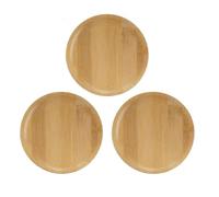 Bosiyrggrl 3 Pcs Wine Glass Charcuterie Topper, Charcuterie Wine Glass Topper, Bamboo Wine Glass Topper Wine Glass Topper Plate