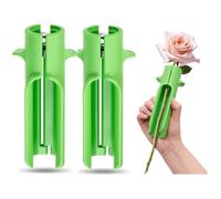 Bosiyrggrl 3 Piece Rose Thorn Stripper Tool Thorn Remover for Roses Leaf Stripper Tool Flower Cleaner Cutter to Removal Leafs
