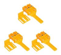 Bosiyrggrl 3 Sets of Positioning Fixtures for Woodworking Hole Drilling Tools, Punching Locators are Connected with Wooden Boards