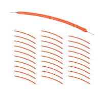 Bosiyrggrl 30PCS 3V Ultra Slim LED Flexible Filament 60mm Retro Bulb Parts LED Diode Lighting Filament Red Light