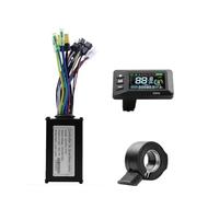 Bosiyrggrl 36V 48V 15A Brushless Controller GD02 LCD Display Meter 24V-60V+Throttle Kit forElectric Scooter E-Bike Repair Kit