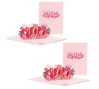 Bosiyrggrl 3D Greeting Card Mother's Day Greeting Card High Quality Exquisite Card Mother's Day Gift Mother/Female Blessing