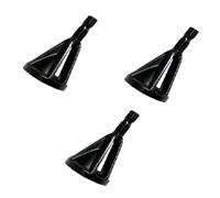 Bosiyrggrl 3Pcs Hexagonal Handle Length of 18mm Except for Burr Screw Polishing Drill Chamfering Tool Suitable Diameter of 6-19mm,B
