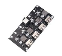 Bosiyrggrl 4-Way Module Single USB Mobile Phone Charging Board 12V24V to QC3.0 Fast Charging Support Mobile Phone