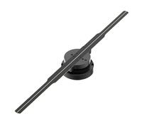 Bosiyrggrl 42cm 3D Hologram Projector Fan LED Sign Holographic Player Support Image Bar Party Advertising Display Light UK PLUG