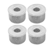 Bosiyrggrl 4Pcs 181073 or 181-073 Pump Inlet Strainer,Screen Filter 1/2In NPT Thread Stainless Steel with for Airless Paint Sprayer