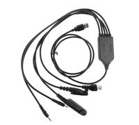 Bosiyrggrl 5 in 1 Write Frequency Line USB Programming Cable Driveless for GP328PLUS338PLUS/GP328/GP338/GP68/GP63GM300 2way Radio