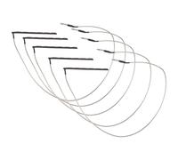 Bosiyrggrl 5 pcs Bendable Acoustic Guitar Transducer Sensitivity Piezo Bridge Pickup Cable