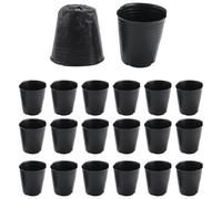 Bosiyrggrl 500Pcs Nursery Pot Plastic Plant Propagation Container Grow Bag Garden Supplies 8cmX8cm