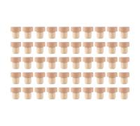 Bosiyrggrl 50Pc Wine Bottle Cork T Shaped Cork Plugs Reliable for Wine Cork Wine Stopper Reusable Wine Corks Wooden and Rubber Wine Stopper