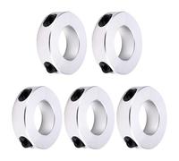 Bosiyrggrl 5PCS Split Optical Shaft Fixed Ring Separate Thrust Ring Limit Ring Fastening Positioner Shaft Clamp Inside 30mm