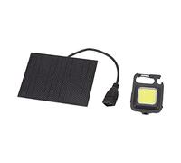 Bosiyrggrl 5W LED Solar Lamp Charger Solar Panel Powered Emergency Light for Outdoor Camping Auto Repair Light