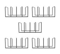 Bosiyrggrl 5X Metal Vinyl Record Display Shelf Turntable Storage Shelf Exhibit Stand Holder A