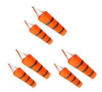 Bosiyrggrl 6PCS 30 Inch Windsock Wind Direction Measurement Sock Bag with Reflective Belt for Outdoors Airport Farm & Park