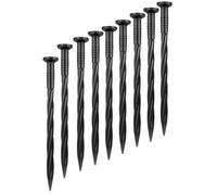 Bosiyrggrl 80 Pack 8 Inch Plastic Landscape Edging Anchoring Stakes Garden Lawn Yard Spikes Landscaping Stakes for Paver Edging