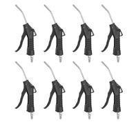 Bosiyrggrl 8pcs Air Blow- High Flow Air Compressor Blow- with 1/4inch NPT Male Air Plug and Angled Bent