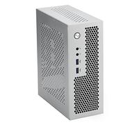 Bosiyrggrl A09 HTPC Computer Case Mini ITX Gaming PC Chassis Desktop Chassis USB3.0 Computer Case Home Computer Case Silver