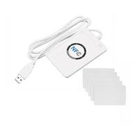 Bosiyrggrl ACR122U RFID IC Smart Card Reader Duplicator +5XUID Card Writer Copier Writable Clone 13.56Mhz ID IC Card Copier