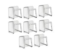 Bosiyrggrl Adhesive Storage Holder Wall Hooks Kitchen Organizer Stainless Steel Sink Sponges Drain Drying Rack Self Primary Color