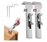 Bosiyrggrl Adjustable Drawer Fixing Clamp,Drawer Front Installation Clamps,Universal Cabinet Installation Clamps, Drawer Clamp