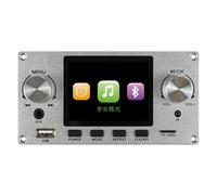 Bosiyrggrl Audio Player Module DC 4.5-5.0V Audio Player Module 2.8 Inch TFT Audio Player Module Car FM Radio Amplifier