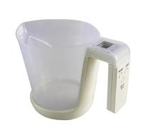 Bosiyrggrl Baking Electronic Cup Milk Powder Brewing Detachable Measuring Tools 1000ml/5kg Household Scales White