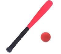 Bosiyrggrl Baseball Bat Ball Set 64cm Funny Games Kids Bat for Adults Kids Light Baseball Bat with Training Ball Red