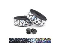 Bosiyrggrl Bike Handlebar Tape Bike Grip with These Bicycle Handle Bar Tape for an Awesome Comfortable Ride Set of 2, Easy to Use Fine Workmanship Silver