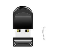 Bosiyrggrl Black Mini USB Flash Drives Waterproof High-Speed Pen Drive Portable Memory Stick USB Memory Storage for PC A1