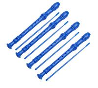 Bosiyrggrl Blue ABS Recorder 8-Hole Treble 8-Hole Children'S Entry-Level Flute Instrument for Beginners