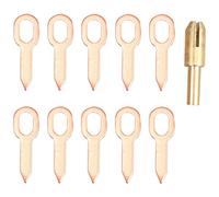 Bosiyrggrl Car Body Repair Tool Kit Straight Pull Rings Pads Chuck Stud Welder Spot Welding Kit Slide Hammer Dent Pulling Miracle System