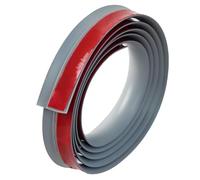 Bosiyrggrl Carpet to Tile Floor Transition Strip, Self-Adhesive Threshold Edging Trim Length 5m, Cover Thickness Within 5mm Gray