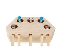 Bosiyrggrl Cats Interactive Toy Cat Chase Hunt Mouse Toy Cat Hit Gophers Maze Tease Toy with Scratcher Funny Cat Stick