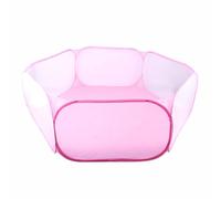 Bosiyrggrl Children Fence Tent Toys Hexagonal Fence Foldable Fence for Pets Pink